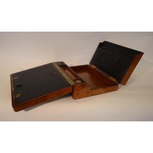  Boîte écritoire par Pearce. Cornhill. Londres. Dix-neuvième siècle.