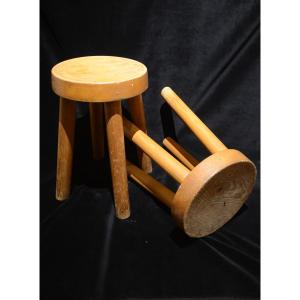 René Martin. Tabouret. XXème siècle.