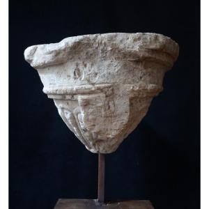 Carved Stone Console Table. Late Sixteenth Century.