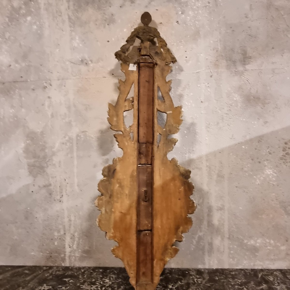 Louis XV Style Barometer In Giltwood-photo-1