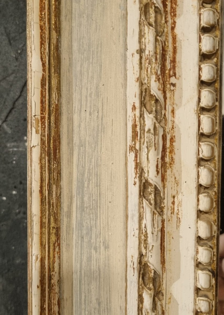 Trumeau d'entre-deux en bois sculpté-photo-4