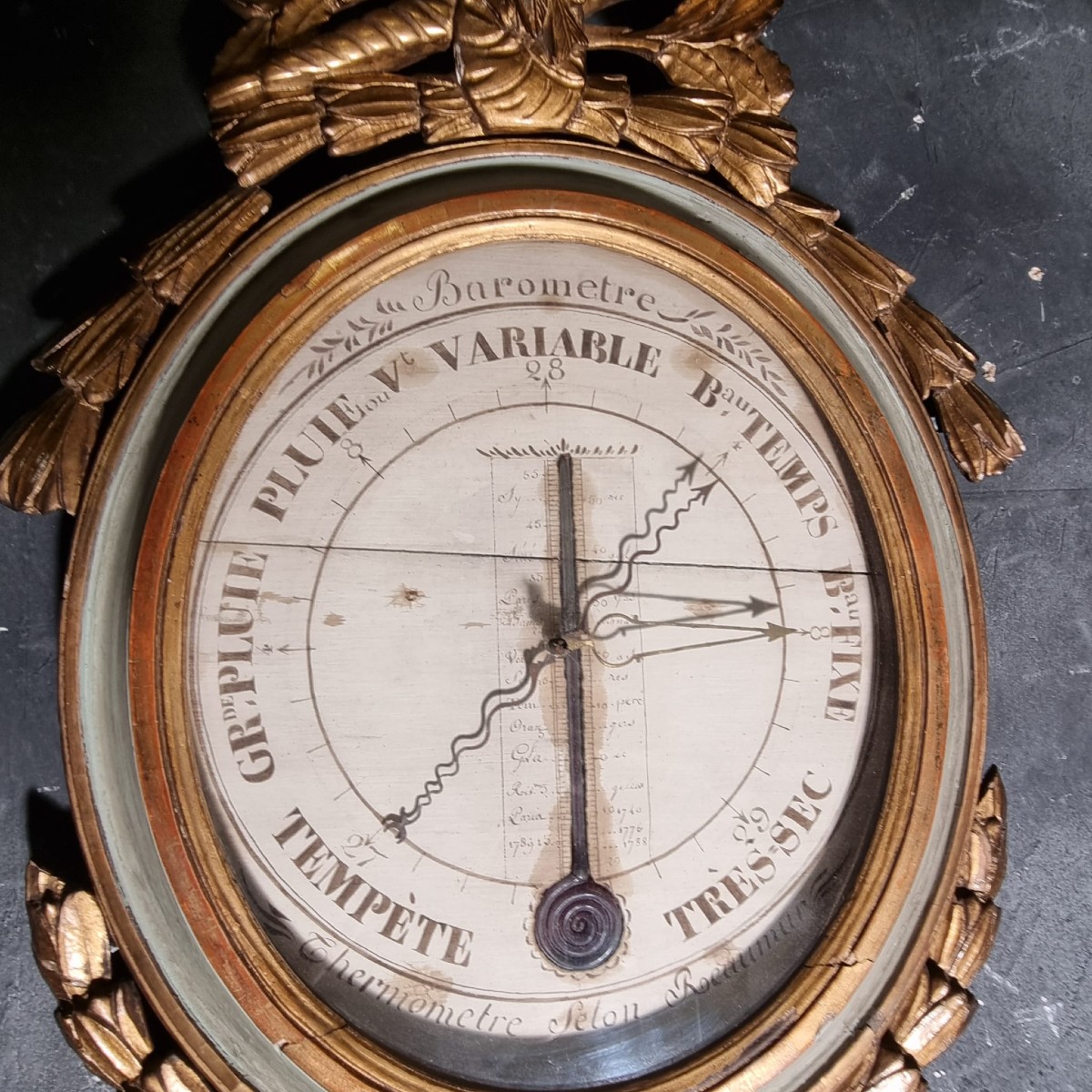 Louis XVI Style Barometer-photo-3