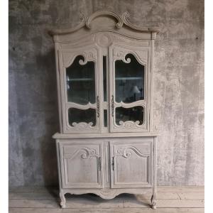 Buffet deux corps vitré