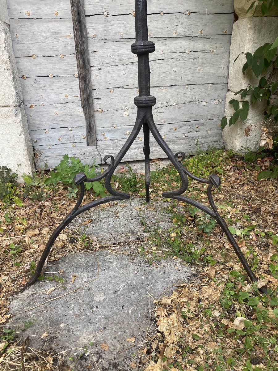 15th-century Wrought-iron Candleholder-photo-2