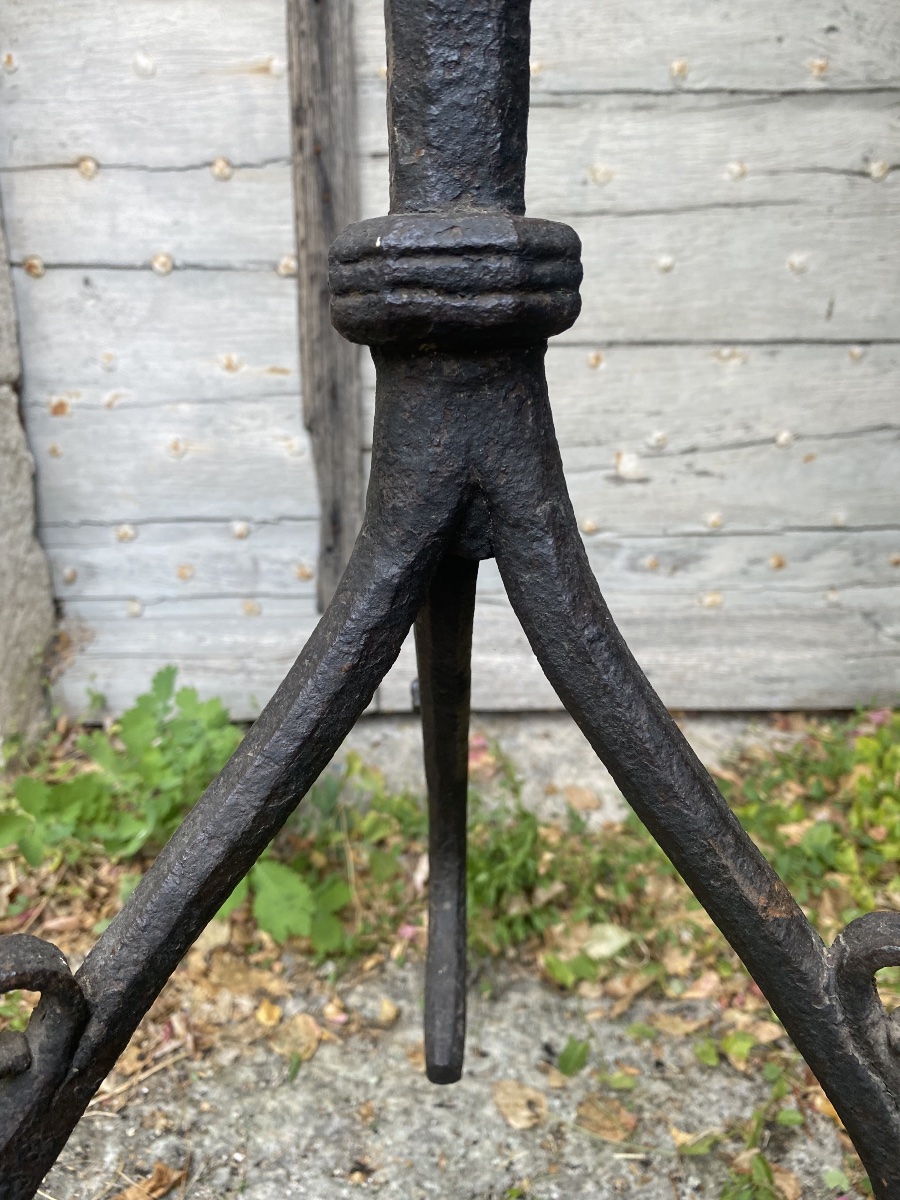 15th-century Wrought-iron Candleholder-photo-4