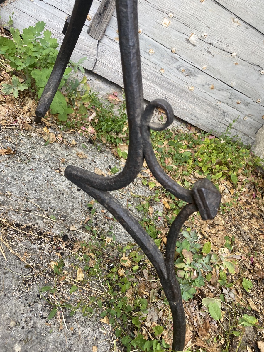15th-century Wrought-iron Candleholder-photo-2