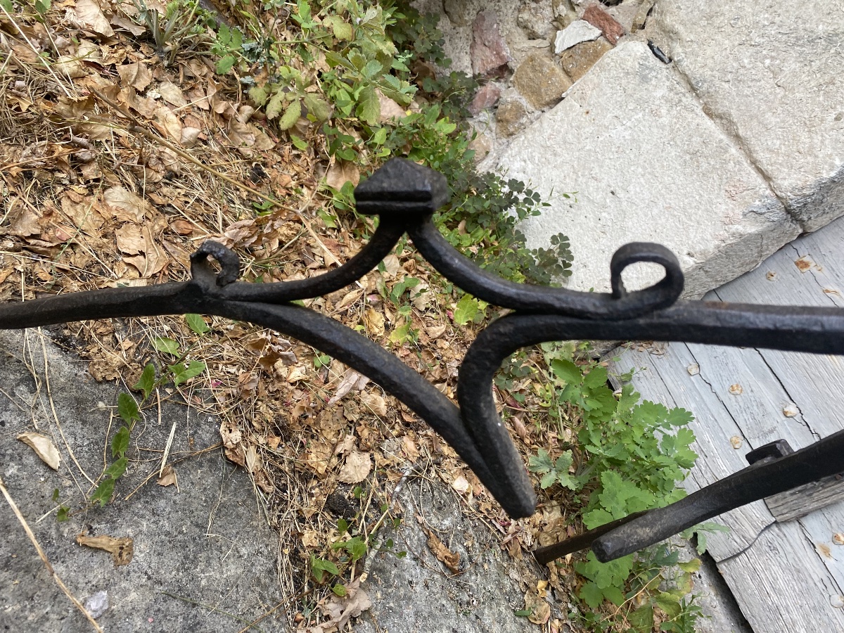 15th-century Wrought-iron Candleholder-photo-3