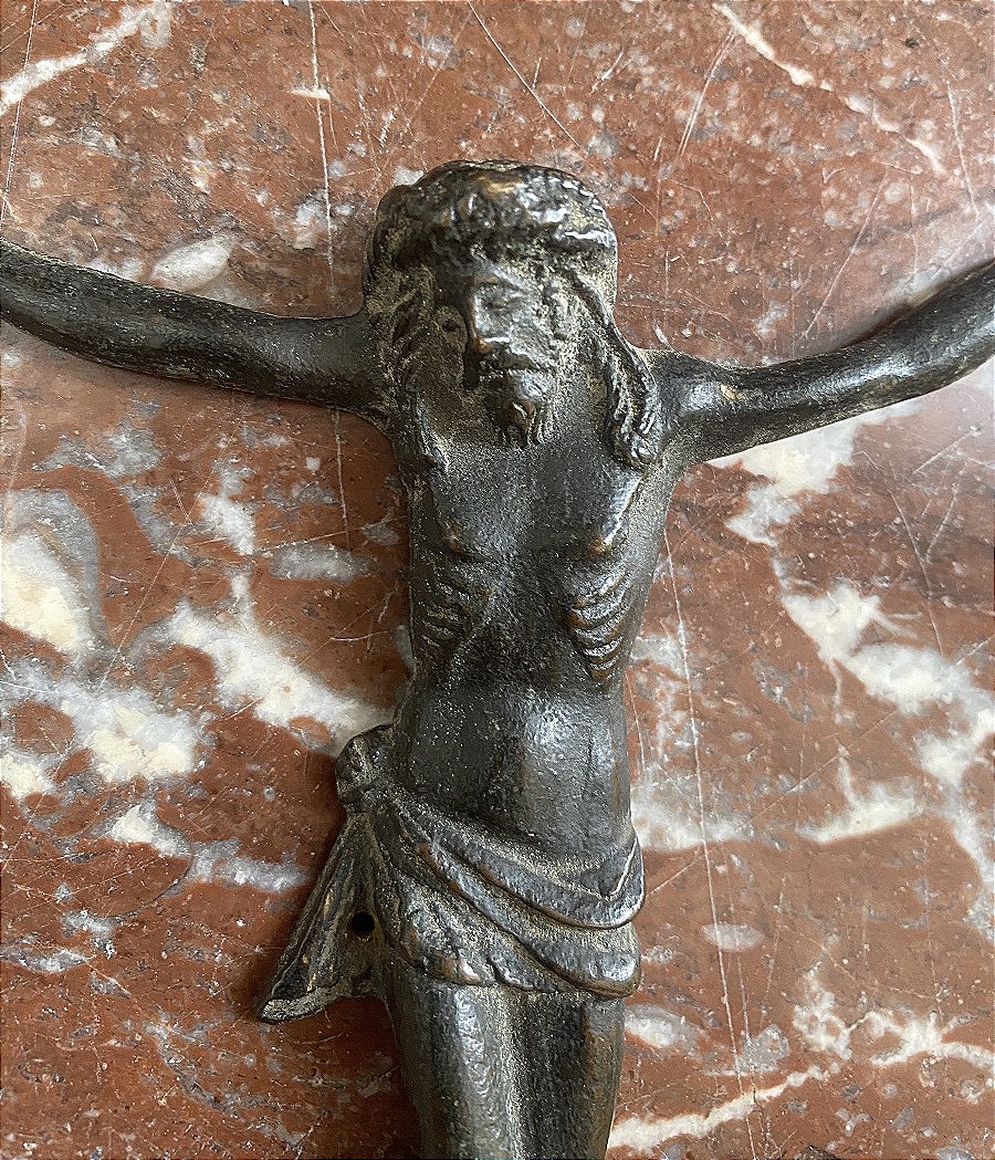 Bronze Wall-mounted Christ Figure, Auvergne, Late 15th–early 16th Century-photo-2