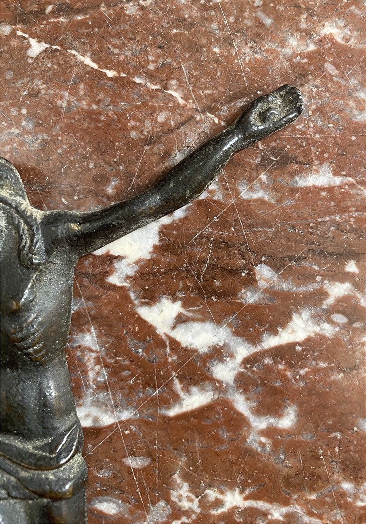 Bronze Wall-mounted Christ Figure, Auvergne, Late 15th–early 16th Century-photo-4