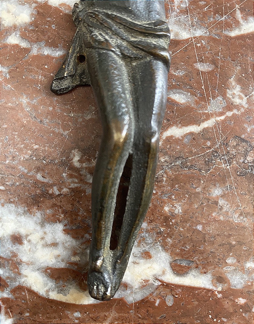 Bronze Wall-mounted Christ Figure, Auvergne, Late 15th–early 16th Century-photo-1