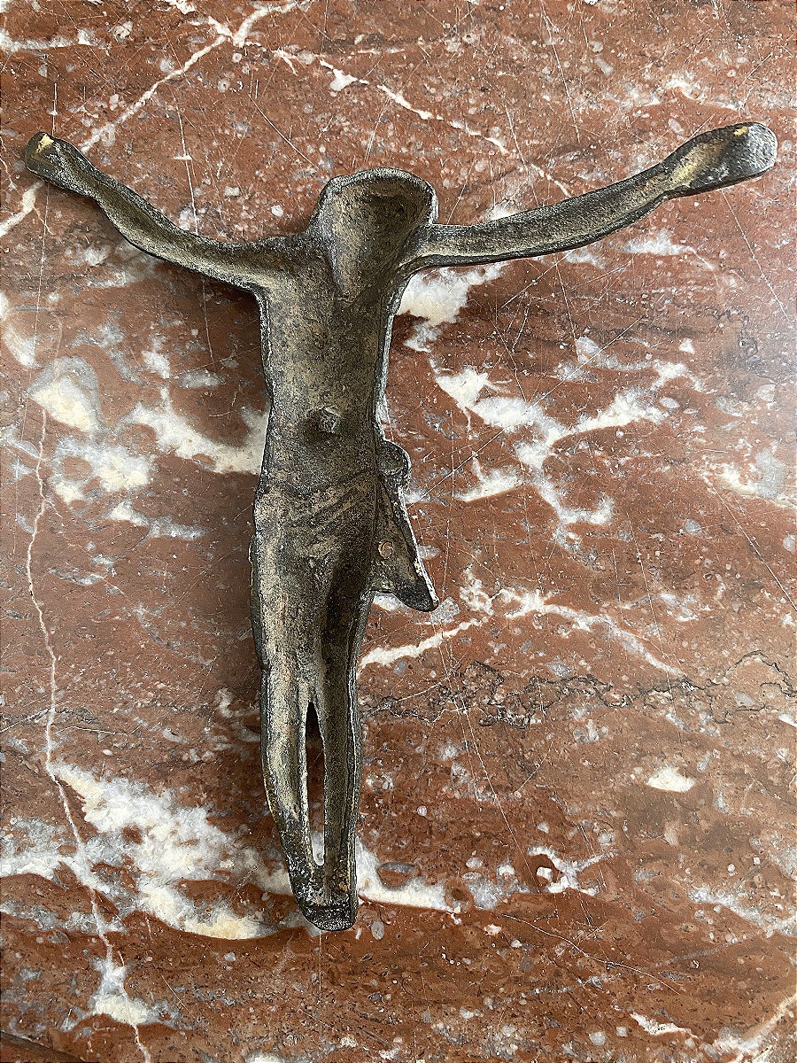 Bronze Wall-mounted Christ Figure, Auvergne, Late 15th–early 16th Century-photo-2