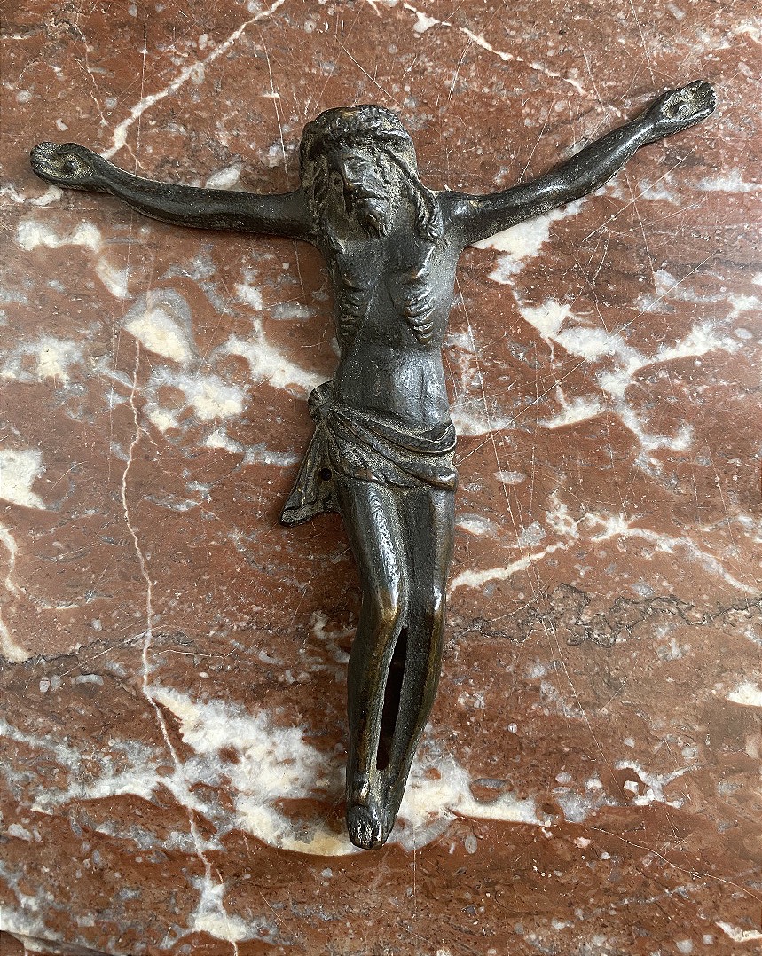 Bronze Wall-mounted Christ Figure, Auvergne, Late 15th–early 16th Century