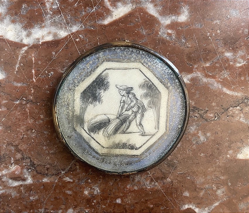 18th-century Buttons With Miniatures-photo-2