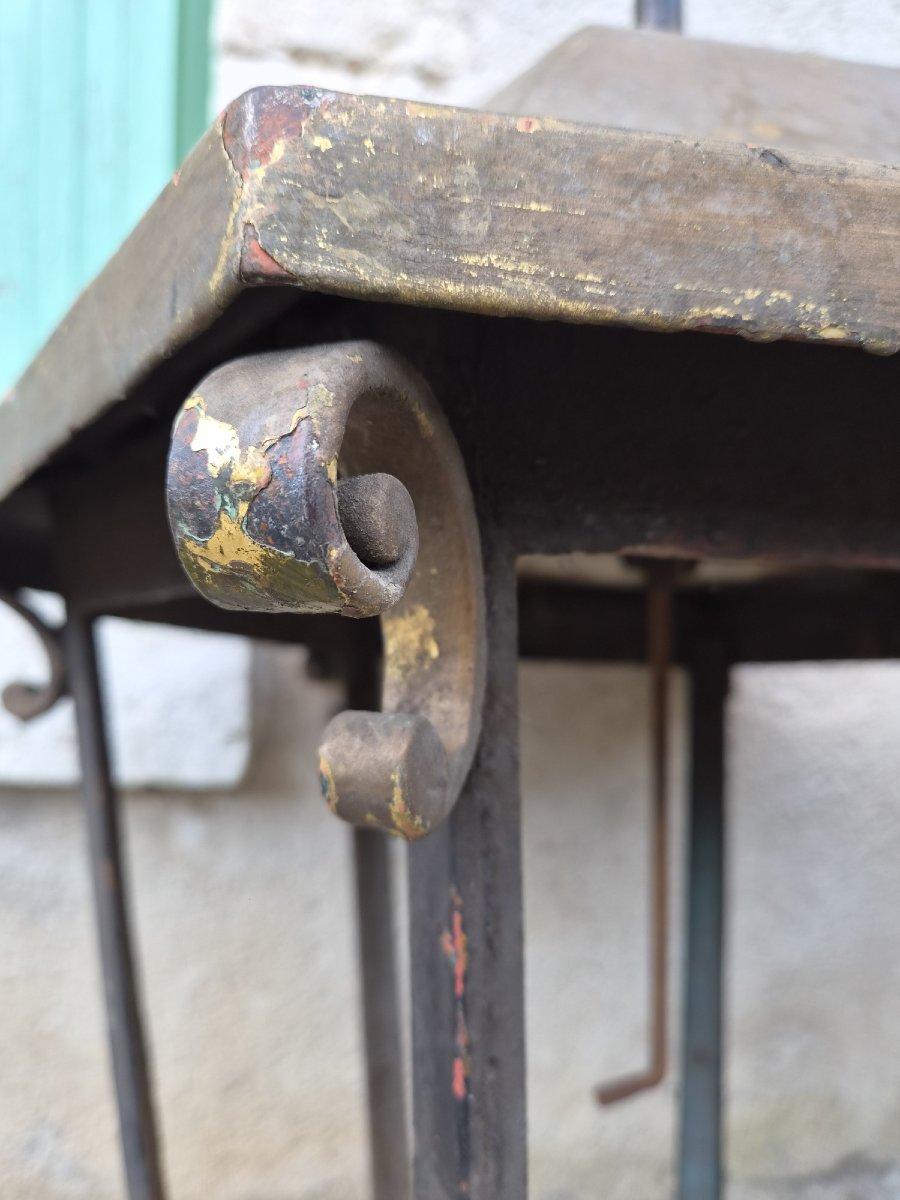 Important Pair Of Large Riveted Iron Castle Lanterns – Circa 1900-photo-5