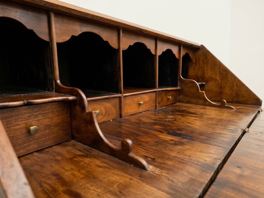Scriban Chest Of Drawers With Marquetry – 18th Century-photo-4