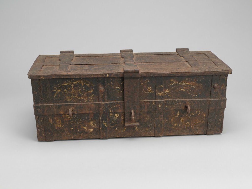 Important Marine Safe Or Wrought-iron Safe – 17th Century-photo-2
