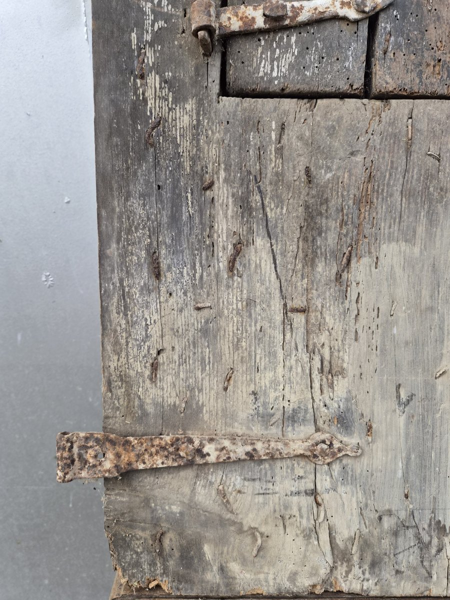 Rare Small Door Or Window Shutter From The Medieval / High Middle Ages—15th–16th Centuries-photo-4