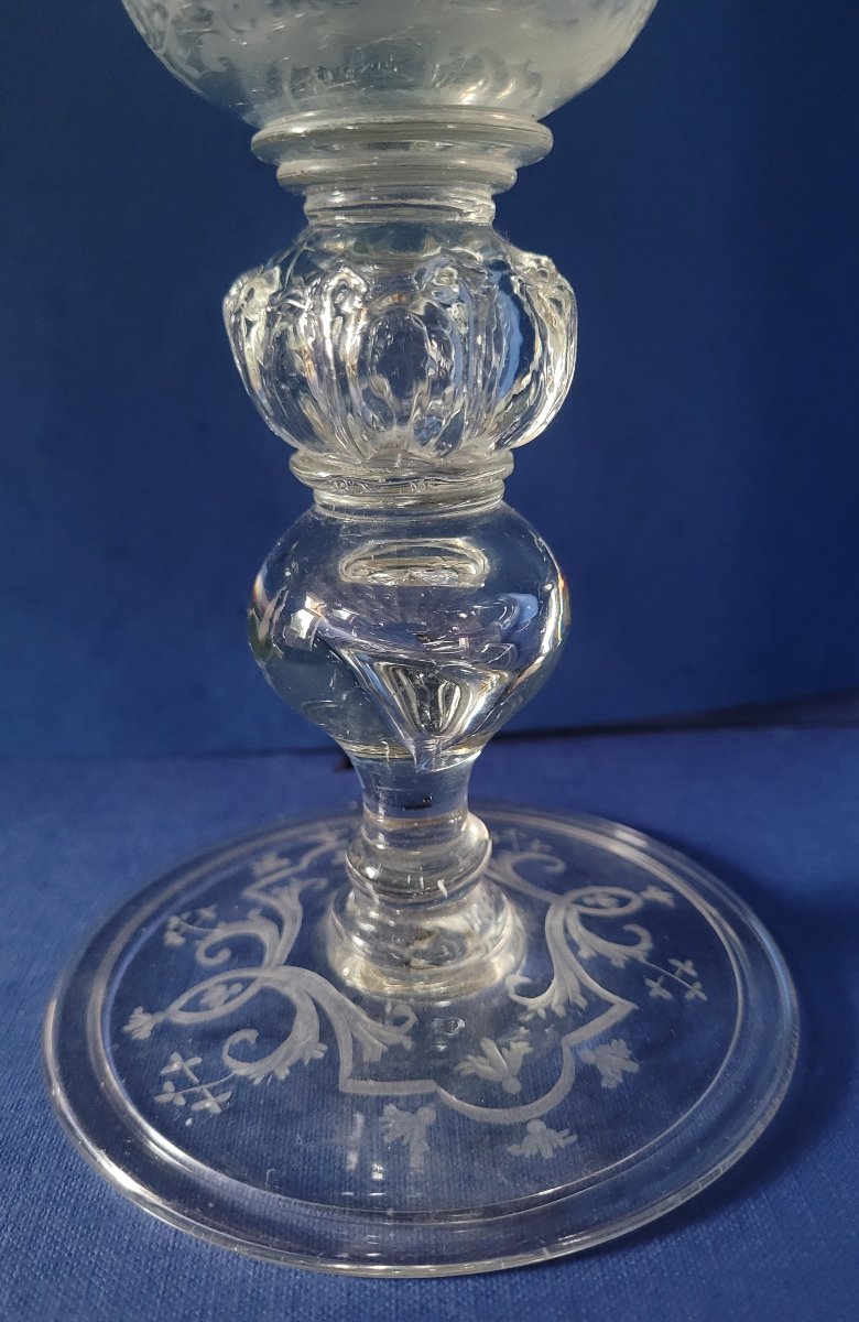 Engraved Glass With Hunting Motifs – Bohemia Or Saxony, Regency Period, Circa 1700–1730-photo-2