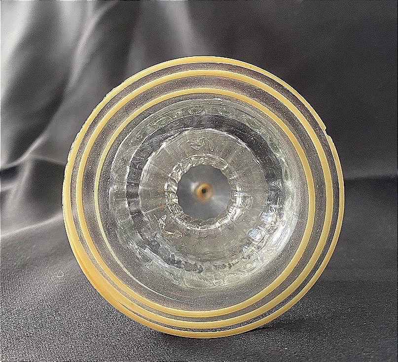 Secouette ou Touine en verre côtelé XVIIIe-photo-2