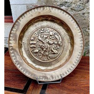 Plat d’offrande Le Sacrifice D’Isaac Nuremberg XVIe
