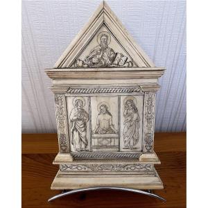 Large 16th-century "kisses Of Peace" Medallion Dated 1516