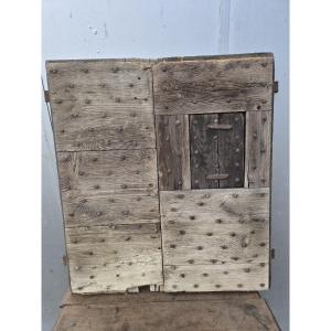 Rare Small Door Or Window Shutter From The Medieval / High Middle Ages—15th–16th Centuries