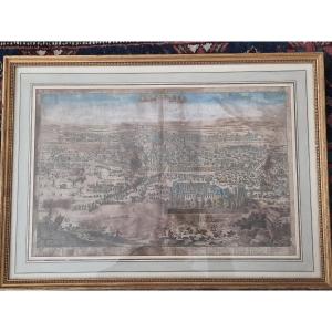 18th-century Engraving - "paris, Capital City Of France" By Antoine Aveline, C. 1718