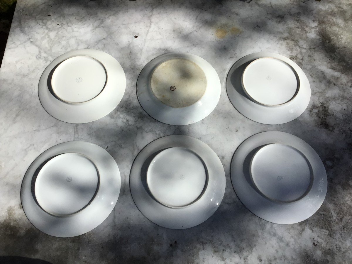 Assiettes à Potage (5) Sèvres Louis Philippe-photo-1