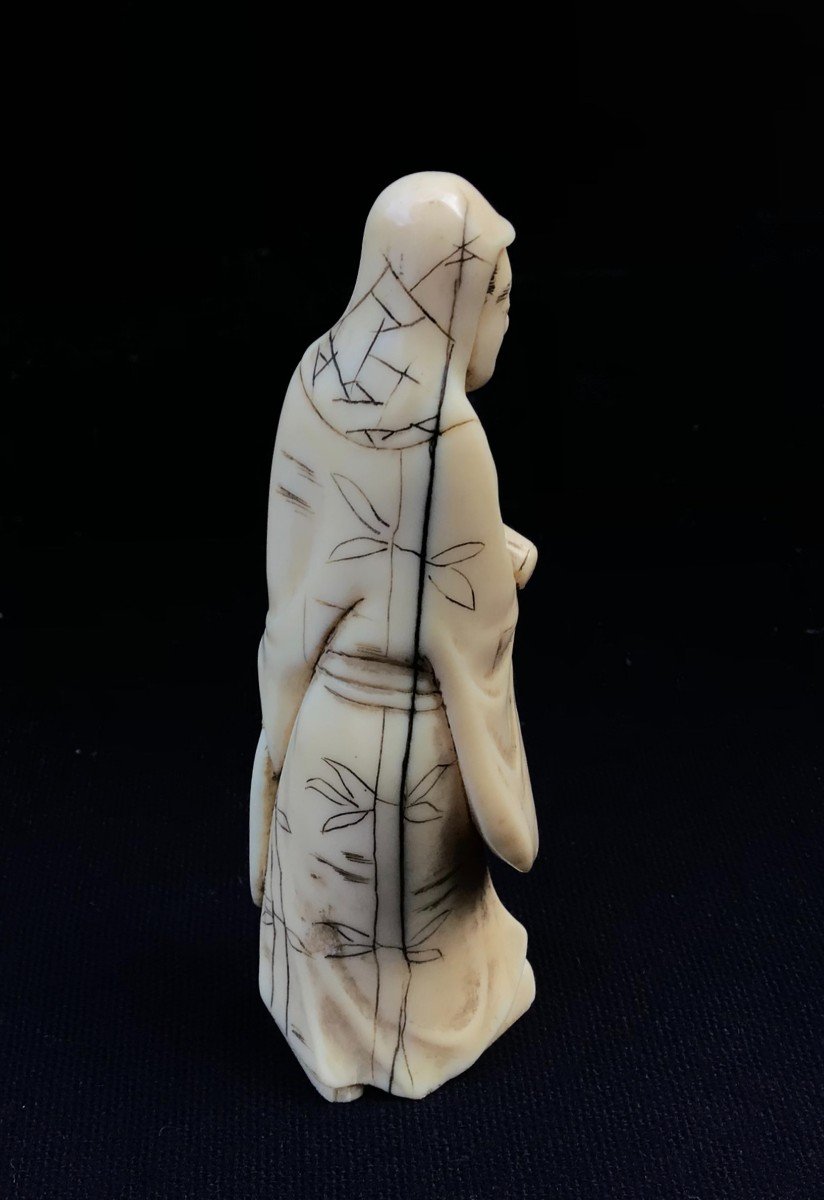 "okimono In Ivory-japan Meiji Period (1868-1912)"-photo-2