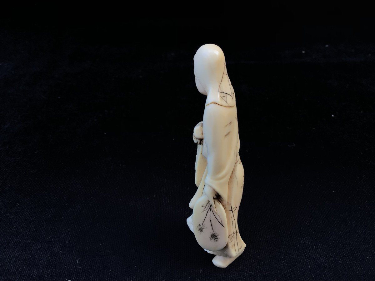 "okimono In Ivory-japan Meiji Period (1868-1912)"-photo-4