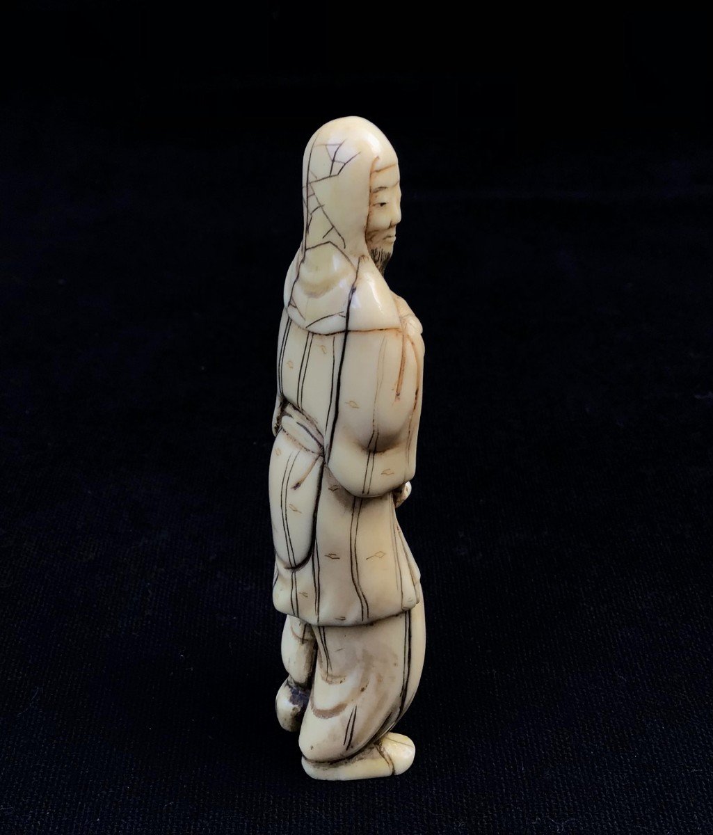 "okimono In Ivory-japan Meiji Period (1868-1912)"-photo-2