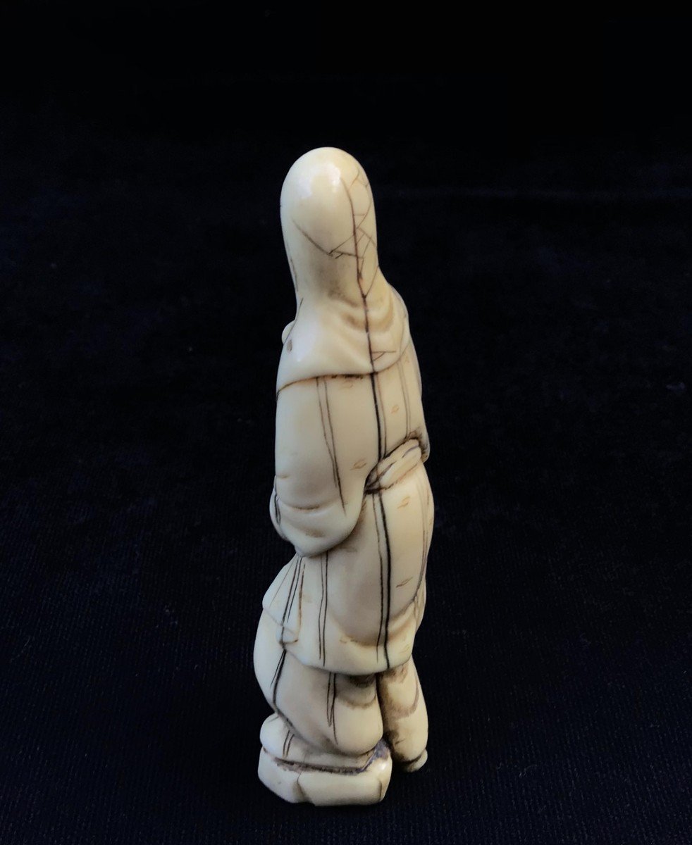 "okimono In Ivory-japan Meiji Period (1868-1912)"-photo-3
