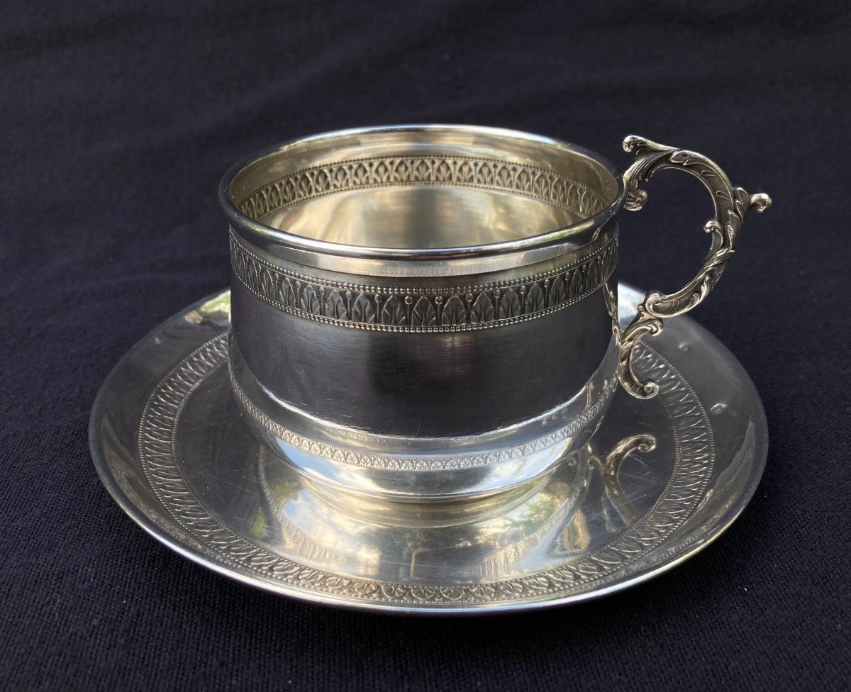 Chocolate Cup In Sterling Silver 1st Title.-photo-2