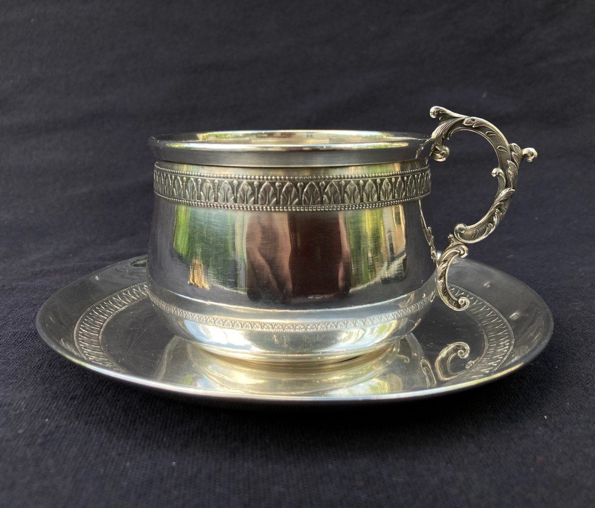 Chocolate Cup In Sterling Silver 1st Title.