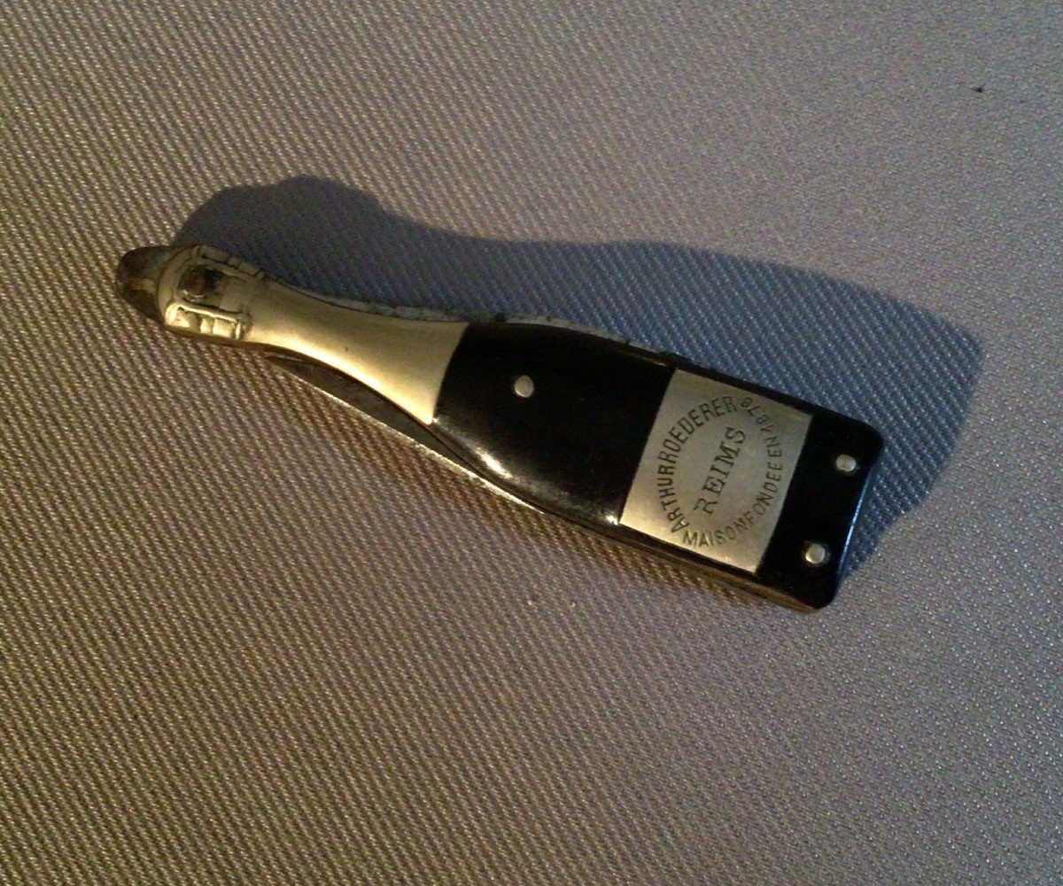 Roederer Reims Champagne Muselet Coupe Knife.-photo-2