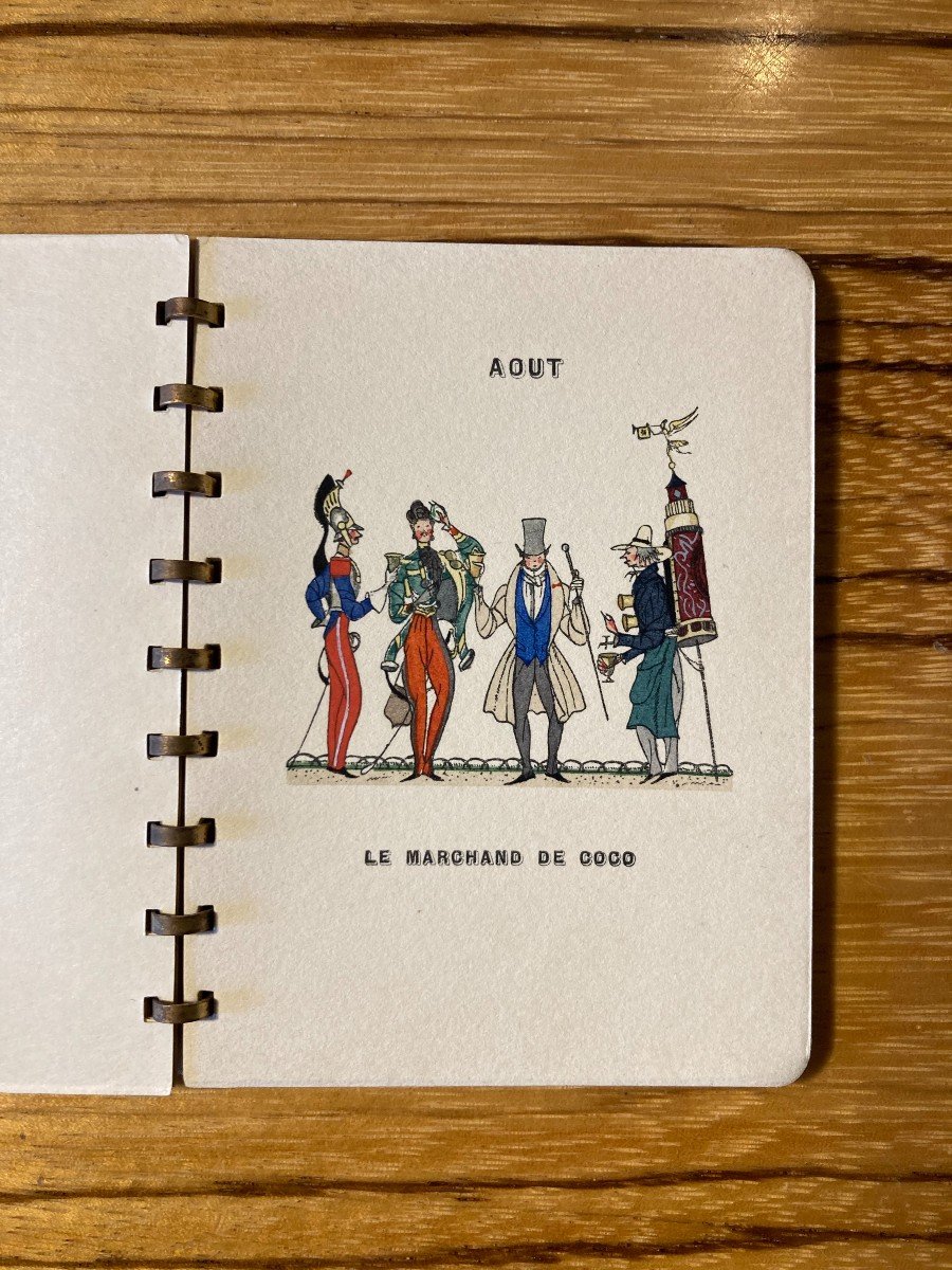 Rare Suite Of Agenda Des 3 Selliers-paris 1949-lemarié (henry).-photo-4