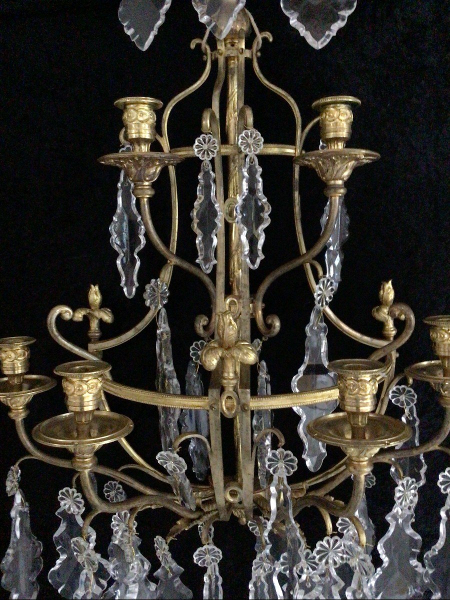 Important Pairs Of 19th Century Sconces.