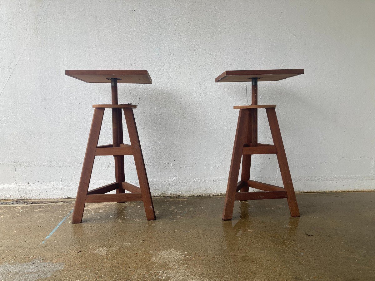 Pair Of Selletes From Sculptor Maison Sennelier-photo-6