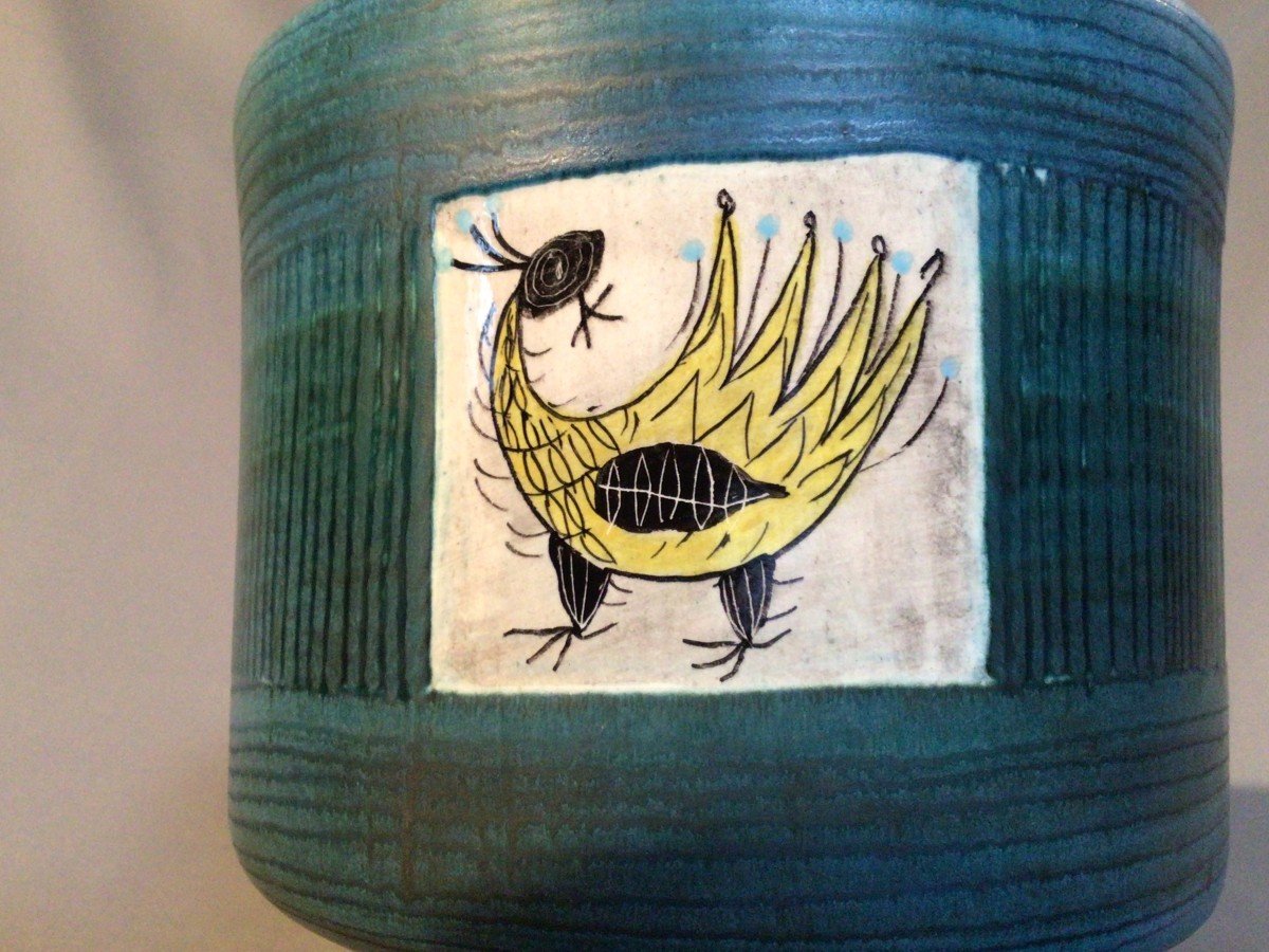 Jean De Lespinasse - Vase With Decoration In Reserve.-photo-2