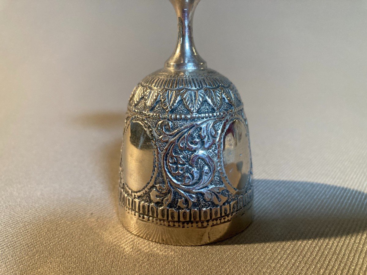 Egg Cup In Cast Silver / Orient-photo-2