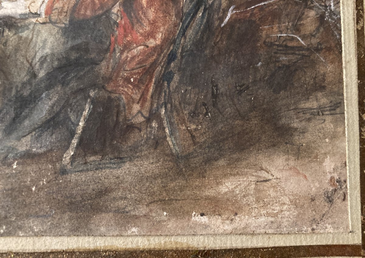 Chodowiecki Daniel Nikolaus (1726-1801), Gouache On Paper-photo-4