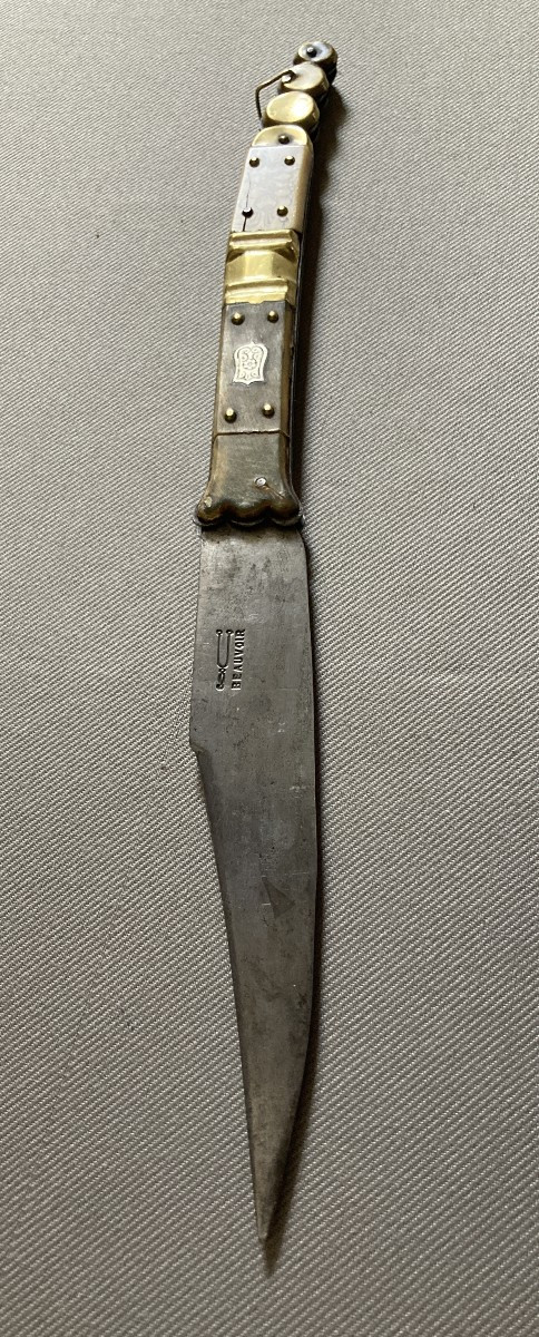 Couteau "navaja"- XIX ème-photo-4