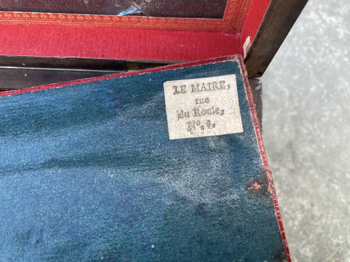 Coffret nécessaire de couture "Le Maire Paris" début XIXème.-photo-6