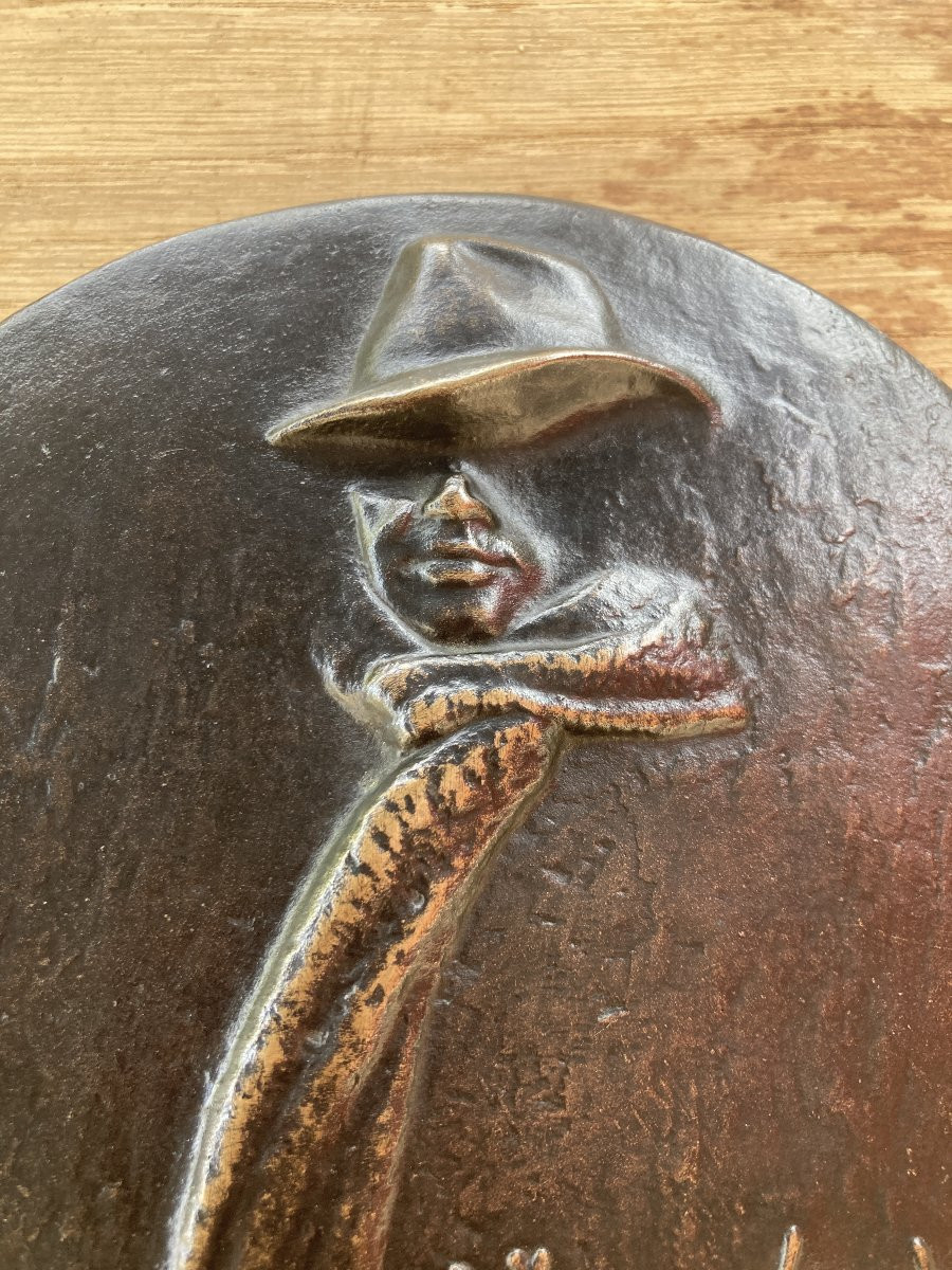  Émile François ROUSSEAU - Médaille de présentation Jean Moulin "Et mourir sans parler". -photo-3