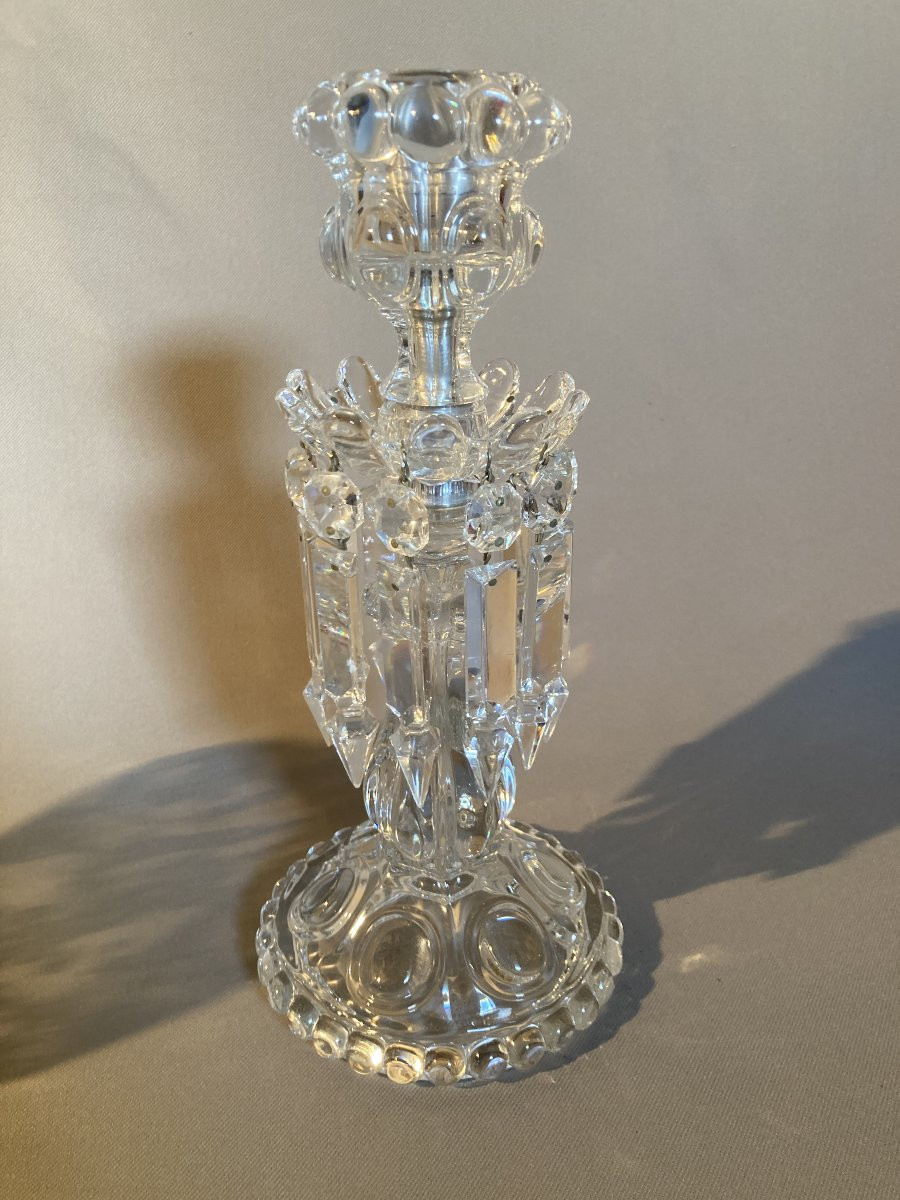 Baccarat - Photophore grand modèle "médaillon".-photo-3
