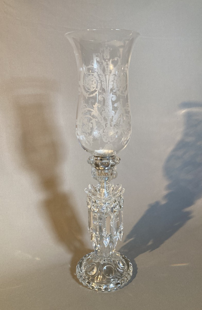 Baccarat - Photophore grand modèle "médaillon".-photo-8