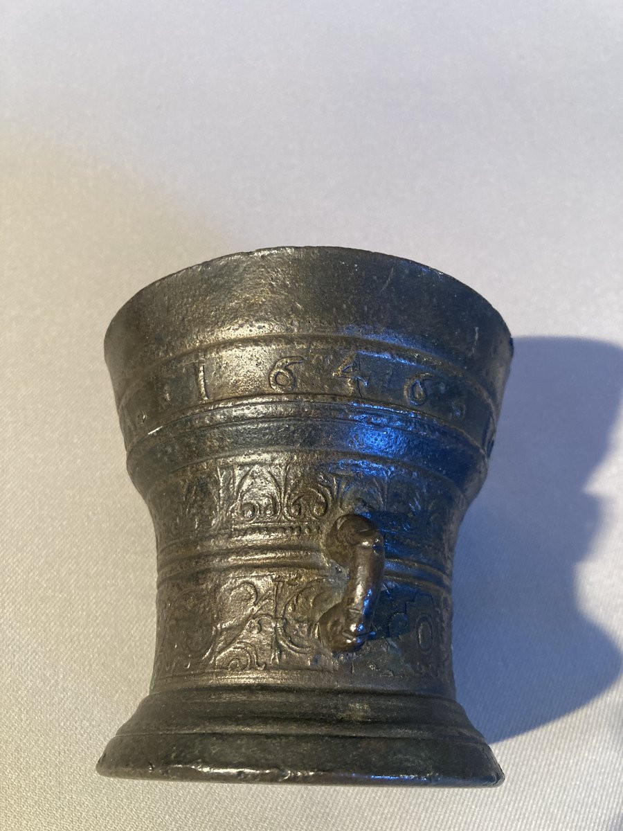 Mortier en bronze Flandres 1646-photo-4