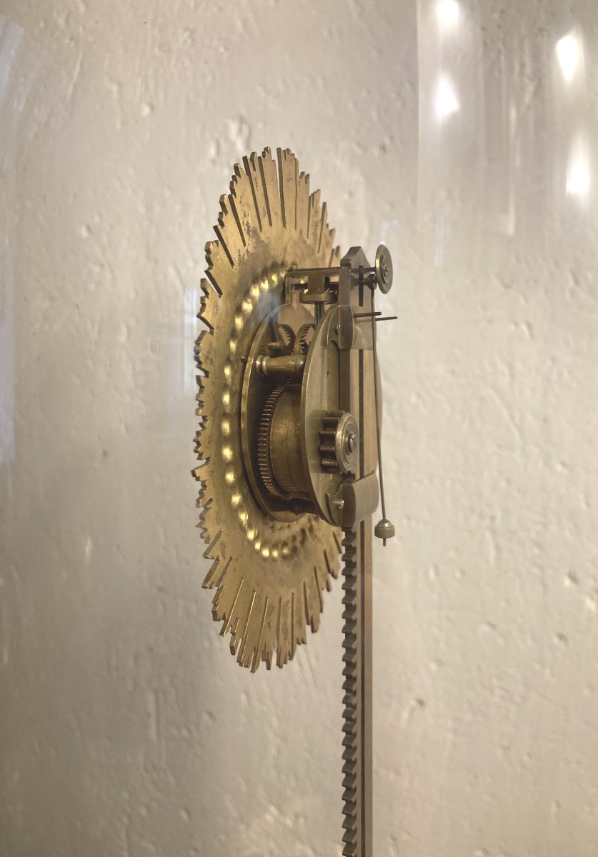 Rack Clock Signed "mosbrucker à Savernes" Circa 1770.-photo-4