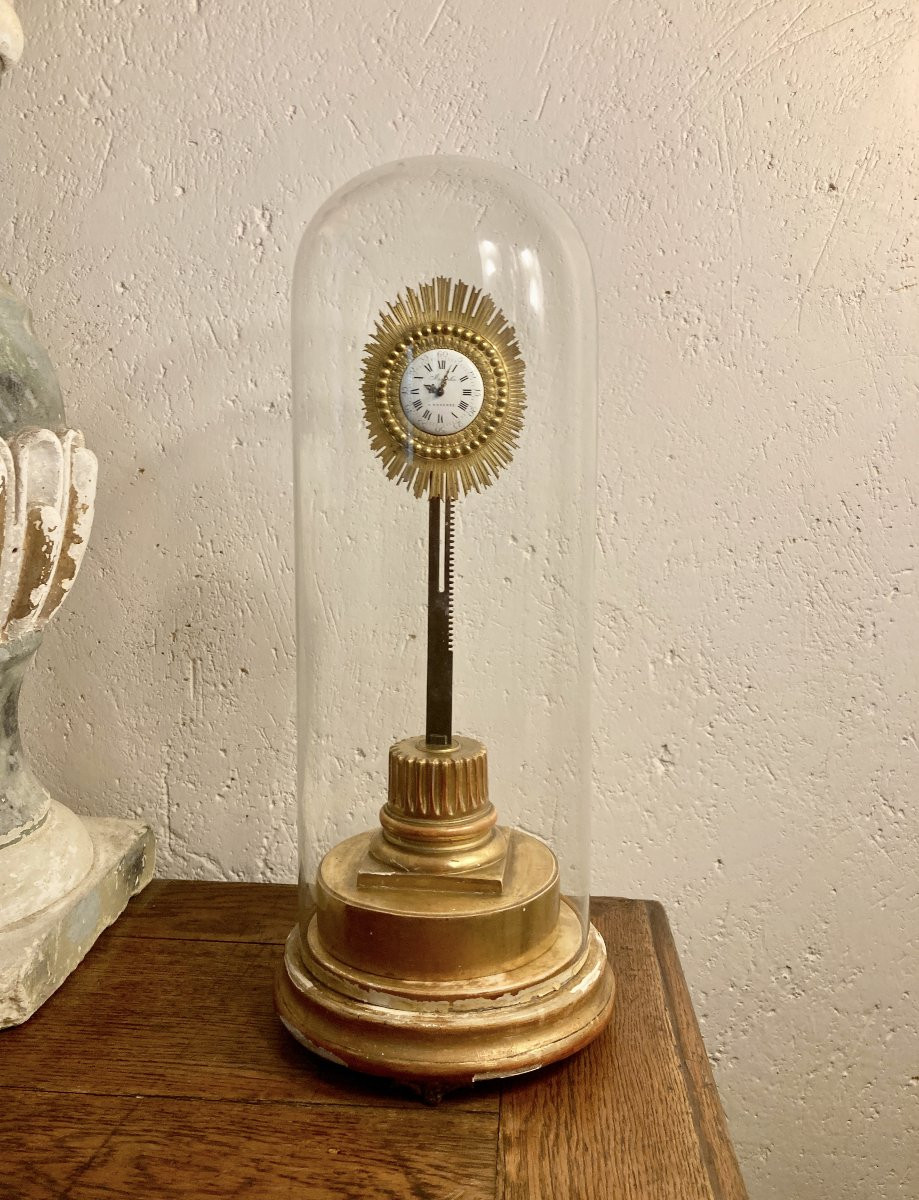 Rack Clock Signed "mosbrucker à Savernes" Circa 1770.-photo-1