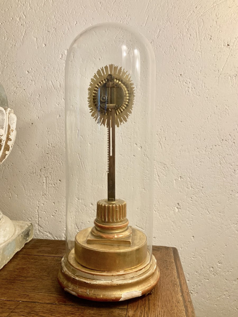 Rack Clock Signed "mosbrucker à Savernes" Circa 1770.-photo-4